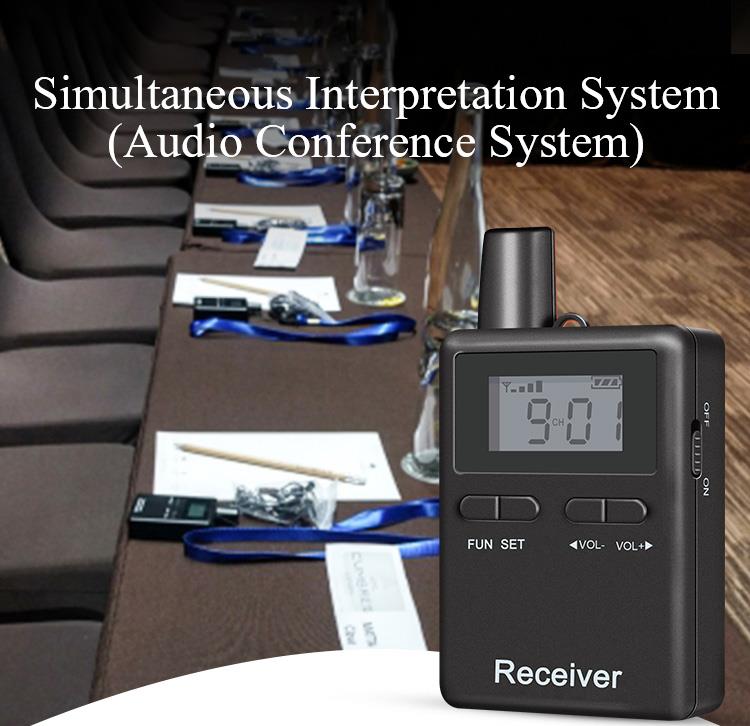 Audio vysílač přijímač Interpretační zařízení(图5)
